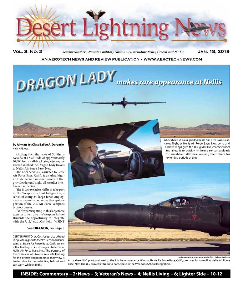 Desert Lightning News, Nellis-Creech AFB Edition, Jan. 19  2019