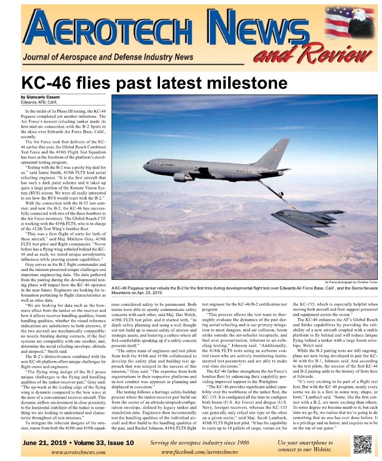 Aerotech News and Review, June 21, 2019