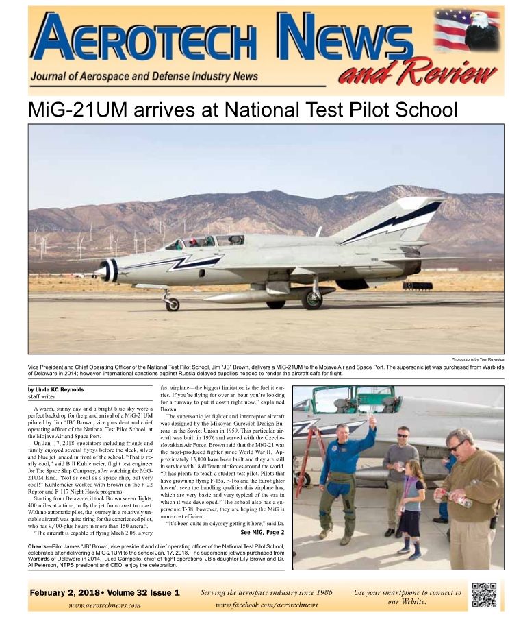 Aerotech News and Review, Feb. 2 2018