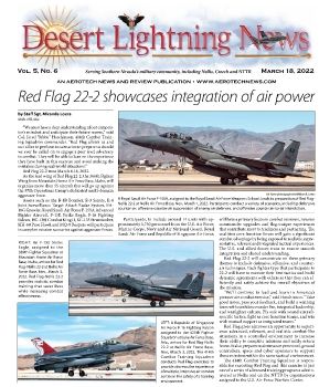 Desert Lightning News, Nellis-Creech AFB Edition, March 18, 2022