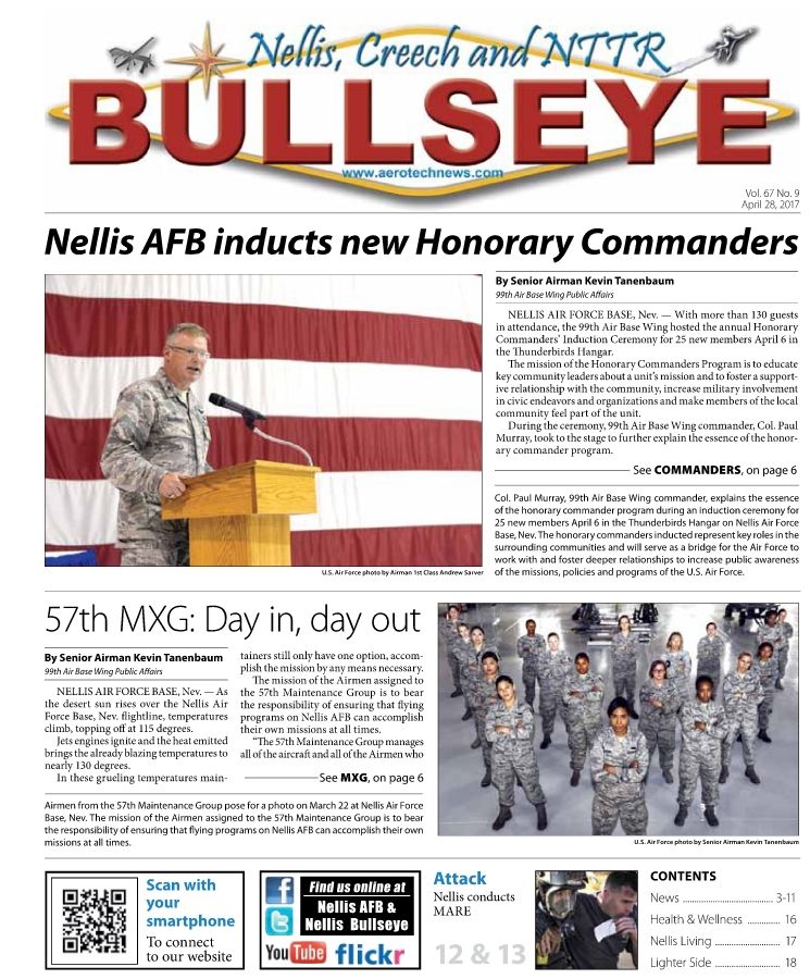 Nellis Creech NTTR Bullseye, April 28 2017