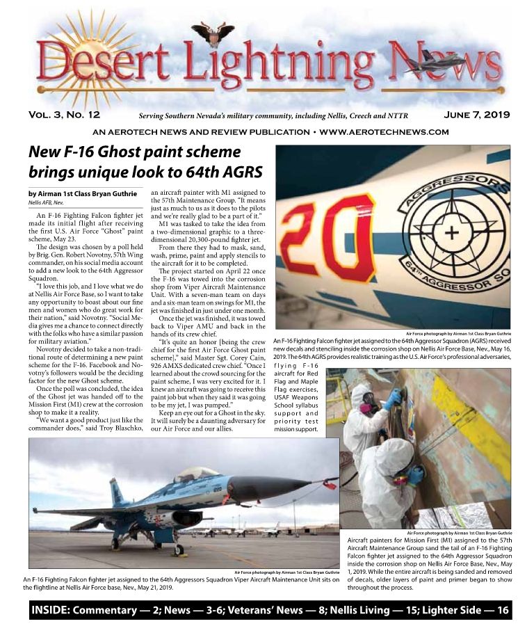 Desert Lightning News, Nellis-Creech AFB Edition, June 7, 2019