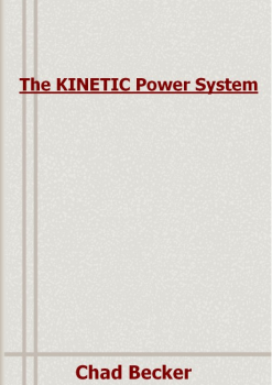 PDF E-BOOK Download - The KINETIC Power System By Chad Becker