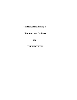 RICHERT VS. SORKIN  THEFT OF THE AMERICAN PRESIDENT AND THE WEST WING