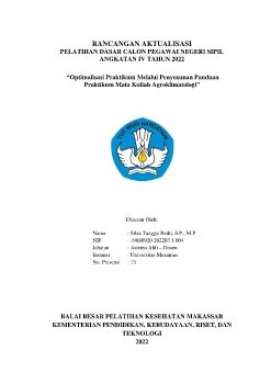 Silas T. Redu_Rancangan Aktualisasi Final