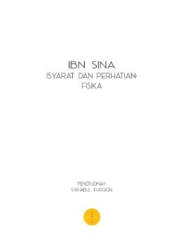 ISYARAT DAN PERHATIAN_FISIKA (IBN SINA)_CETAK