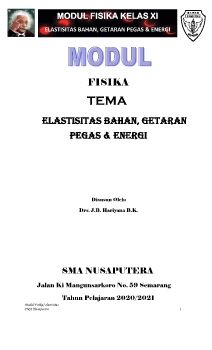 modul ELASTISITAS TUMBUKAN
