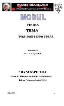 modul 1 XI - fisika smt 1 torsi 2021