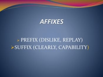 AFFIXES