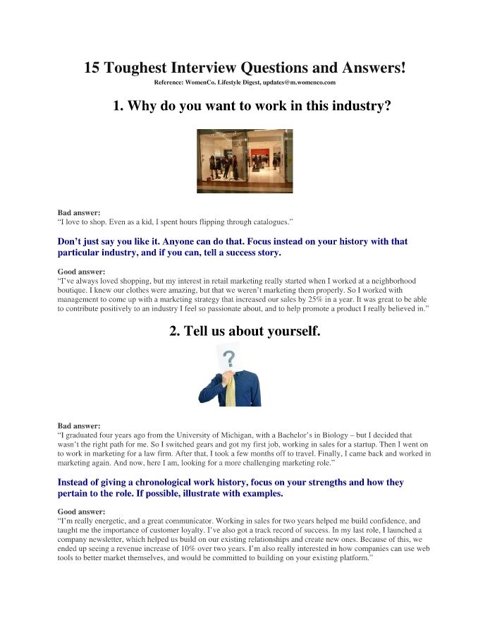 Microsoft Word - 15 Toughest Interview Questions and Answers-1.doc