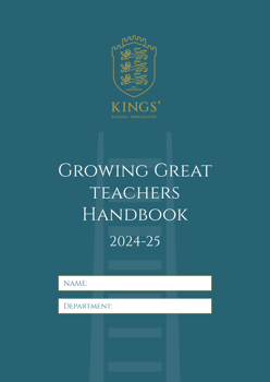 Growing Great Teachers Handbook 2024-25