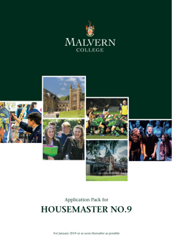 Malvern College Application Pack