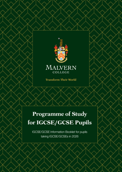IGCSE/GCSE Pupils - 2026