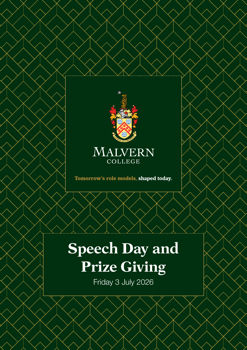 Speech Day and Prize Giving – Friday 3 July 2026