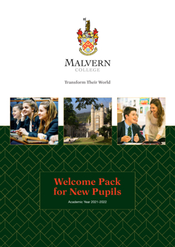 Welcome Brochure for New Pupils 2021-2022