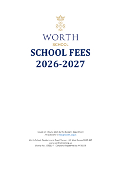 School Fees 2026-2027