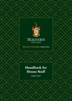 Handbook for House Staff 2026-2027