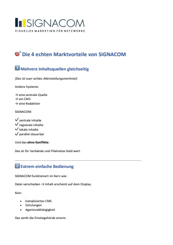 offizielle preisliste signacom