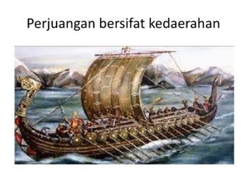 Perjuangan bersifat kedaerahan