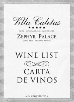 wine list villa caletas