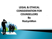 Legal and Ethical Issues RozLynMon V1