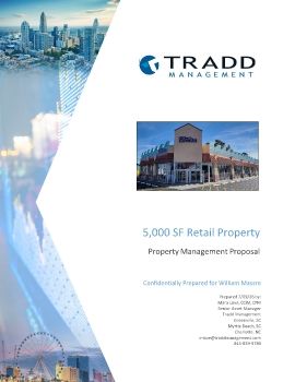 Tradd Management Proposal