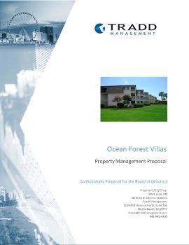 Ocean Forest Villas Management Proposal
