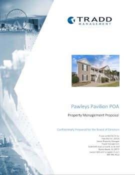 Pawleys Pavilion POA Proposal