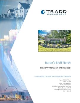 Baron's Bluff Mgmt Proposal