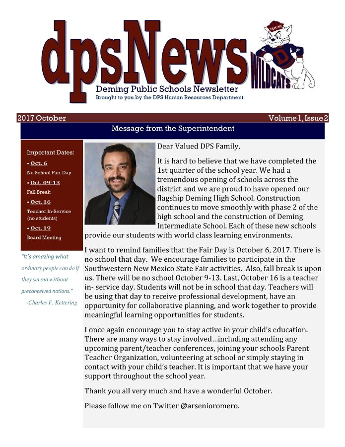 DPS Newsletter -October_Neat