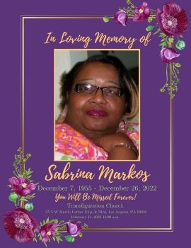 Sabrina Markos Program