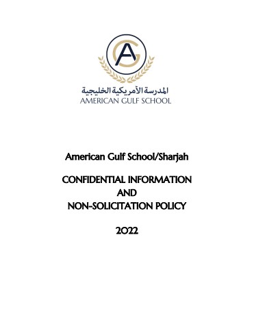 Confidential Information and Non-Solicitation  Policy