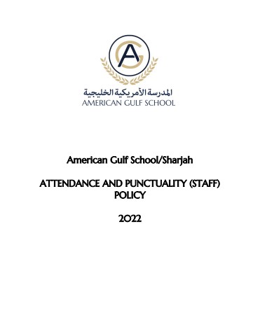 Attendance and Punctualiity Policy (Updated)