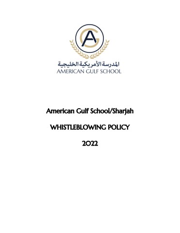 Whistleblowing Policy