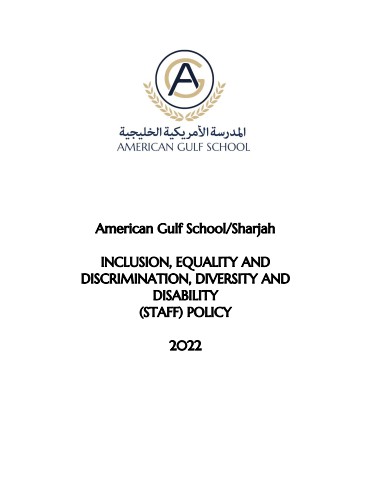 InclusionDiscriminationEquality (Staff) Policy