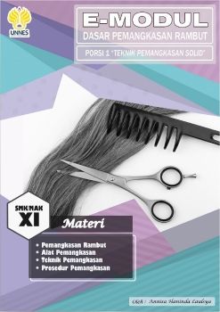 E-Modul Dasar Pemangkasan Rambut