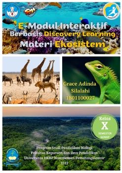 E-Modul Interaktif Berbasis Discovery Learning Materi Ekosistem Kelas X