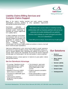 ClaimAssist Fact Sheet