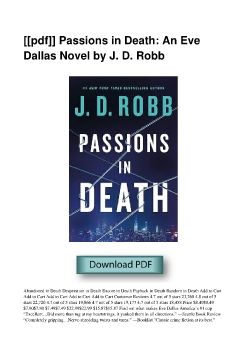 [[pdf]] Passions in Death: An Eve Dallas Novel by J. D. Robb nbh