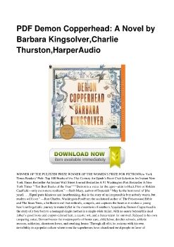 PDF Demon Copperhead: A Novel by Barbara Kingsolver,Charlie Thurston,HarperAudio