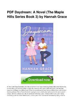 PDF Daydream: A Novel (The Maple Hills Series Book 3) by Hannah Grace