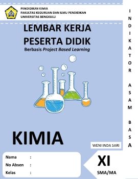 E-LKPD KIMIA BERBASIS PROJECT BASED LEARNING PADA MATERI ASAM DAN BASA