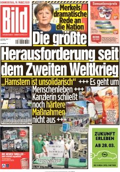 Bild Ausgabe vom 19.03.2020