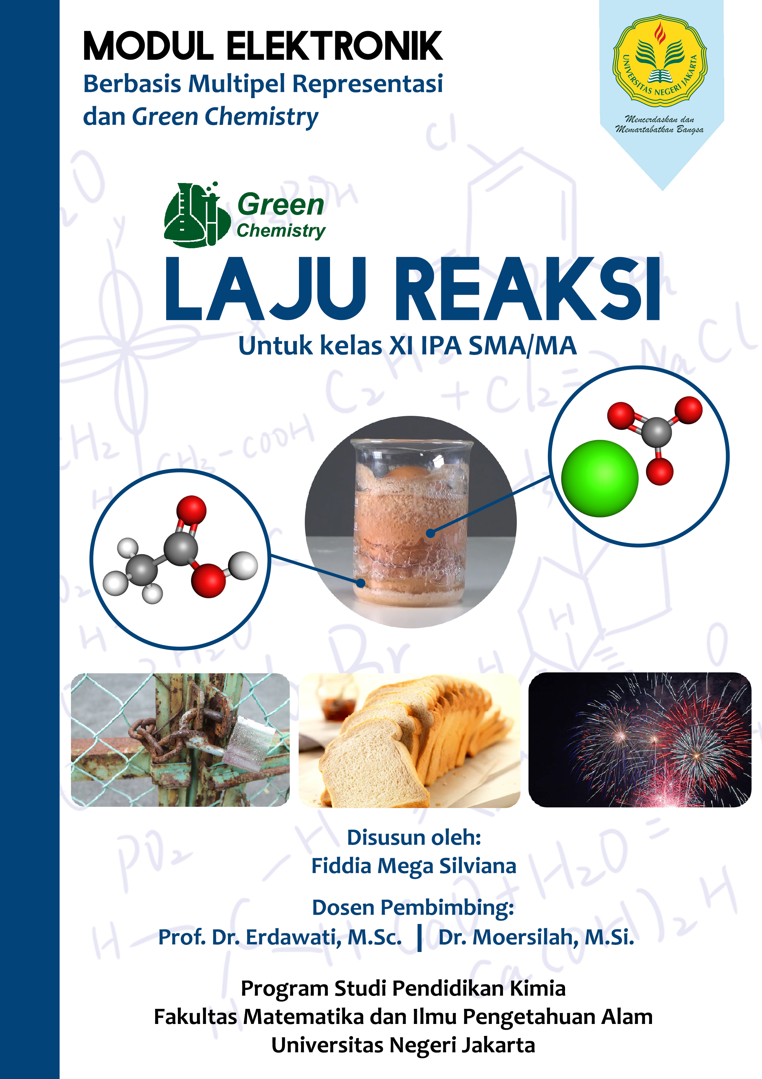 ONLINE e-Module Multipel Representasi dan Green Chemistry Laju Reaksi