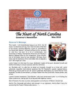 District 7710 - May Newsletter