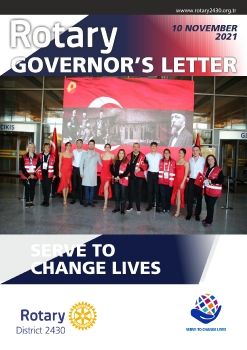 GOVERNORS LETTER NOVEMBER 2021