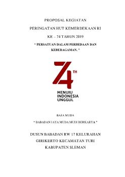 Proposal Kegiatan