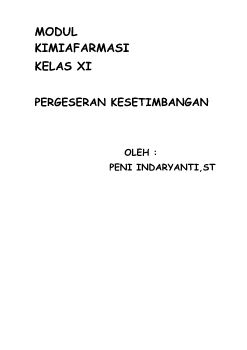 Modul Kimia Analisa Kuantitatif