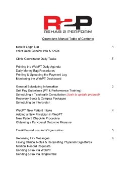 R2P Front Desk Manual v1 