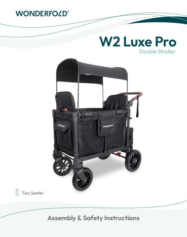 W2 Luxe Pro Stroller Wagon (AU English)